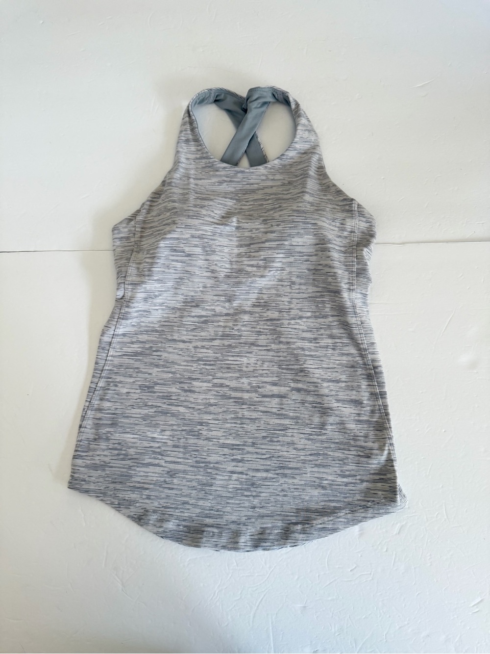 lululemon athletica Light Heather Gray Strappy Tank